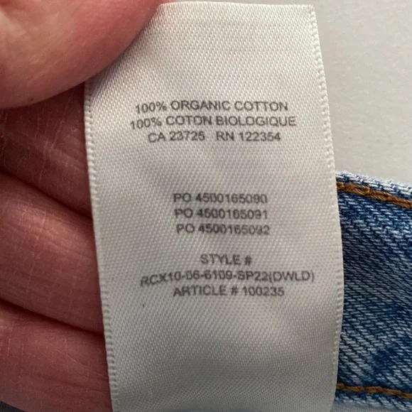 ❗️SOLD❗️Denim Forum The Marianne Mid Loose Flare 32L Size 24 - Picture 11 of 12